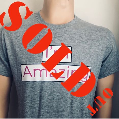 I`m Amazing T-Shirts Grey 