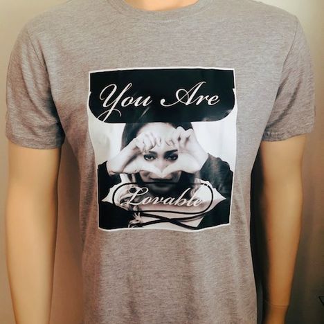 You Are Lovable T-Shirt Grey 